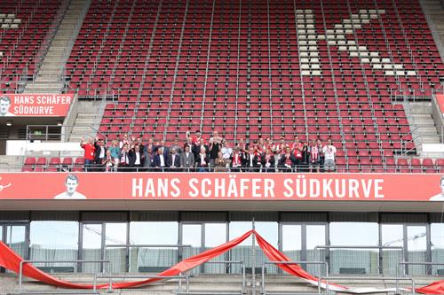 Hans-Schäfer-Südkurve – FC-Legende im RheinEnergieSTADION ein Denkmal gesetzt